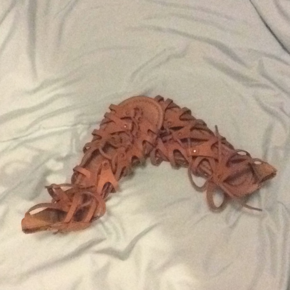 Short gladiator sandals